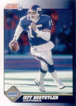 Jeff Hostetler New York Giants 1991 Score NFL #475